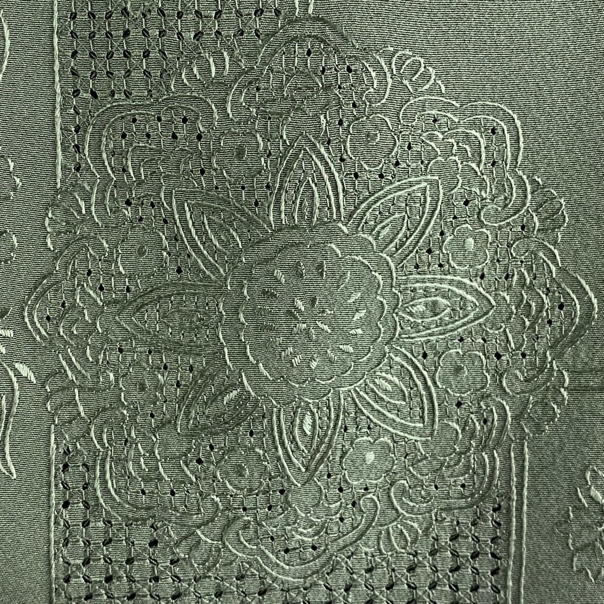 平和屋本店□極上 人形作家・ホリヒロシ 小紋 舞桜文 逸品 未使用