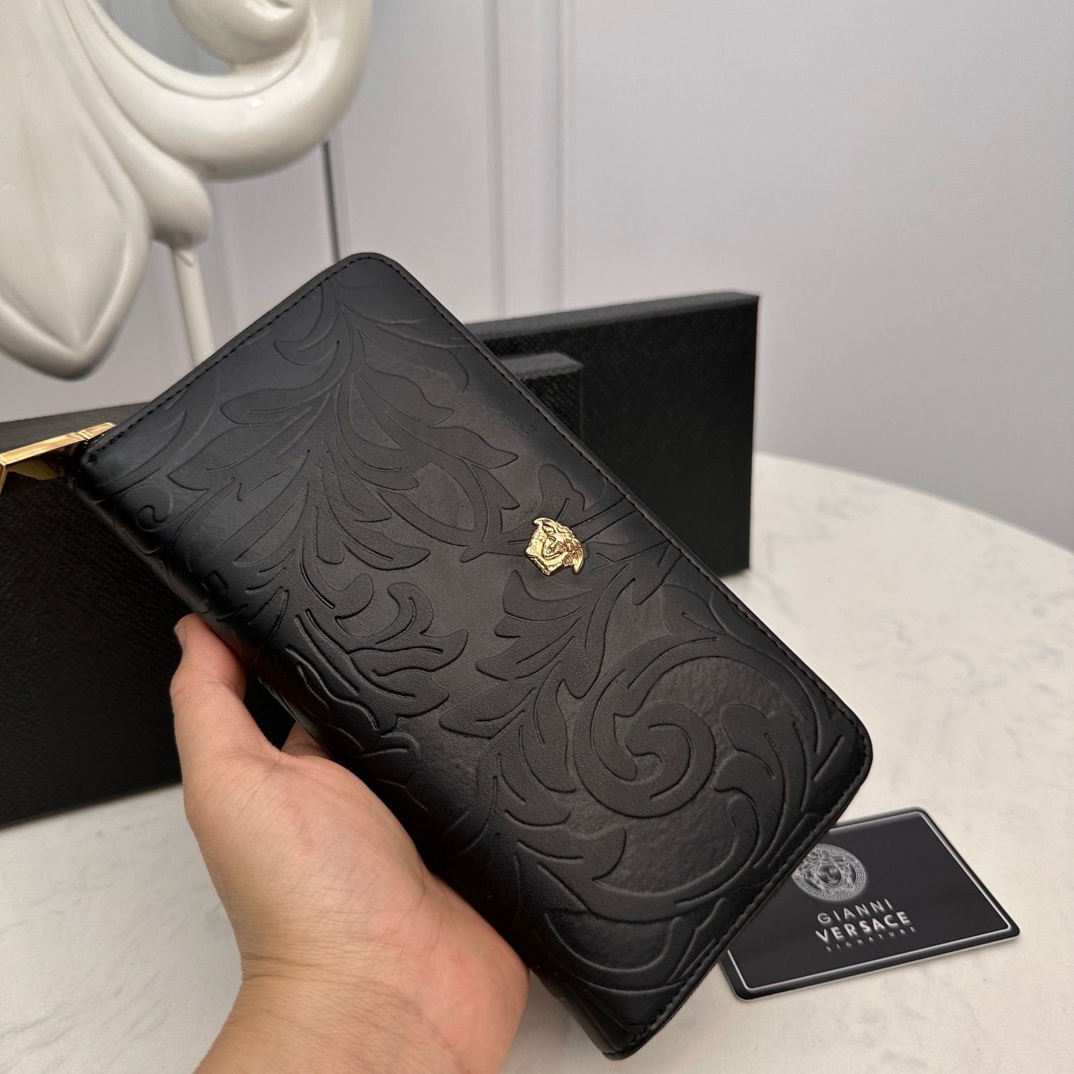 VERSACE ヴェルサーチェ ロングジップウォレット 長財布 ファスナー財布