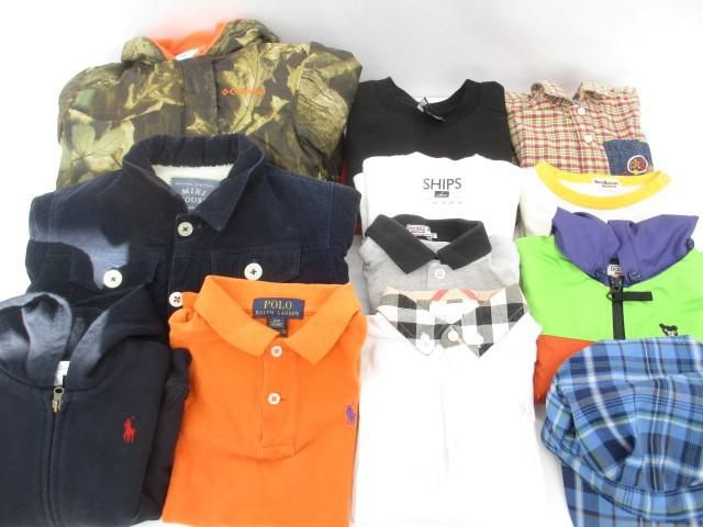 ミキハウス ポロラルフローレン 他 ポロシャツ Tシャツ チェックシャツ 12点 80 90 100 110cm キッズ