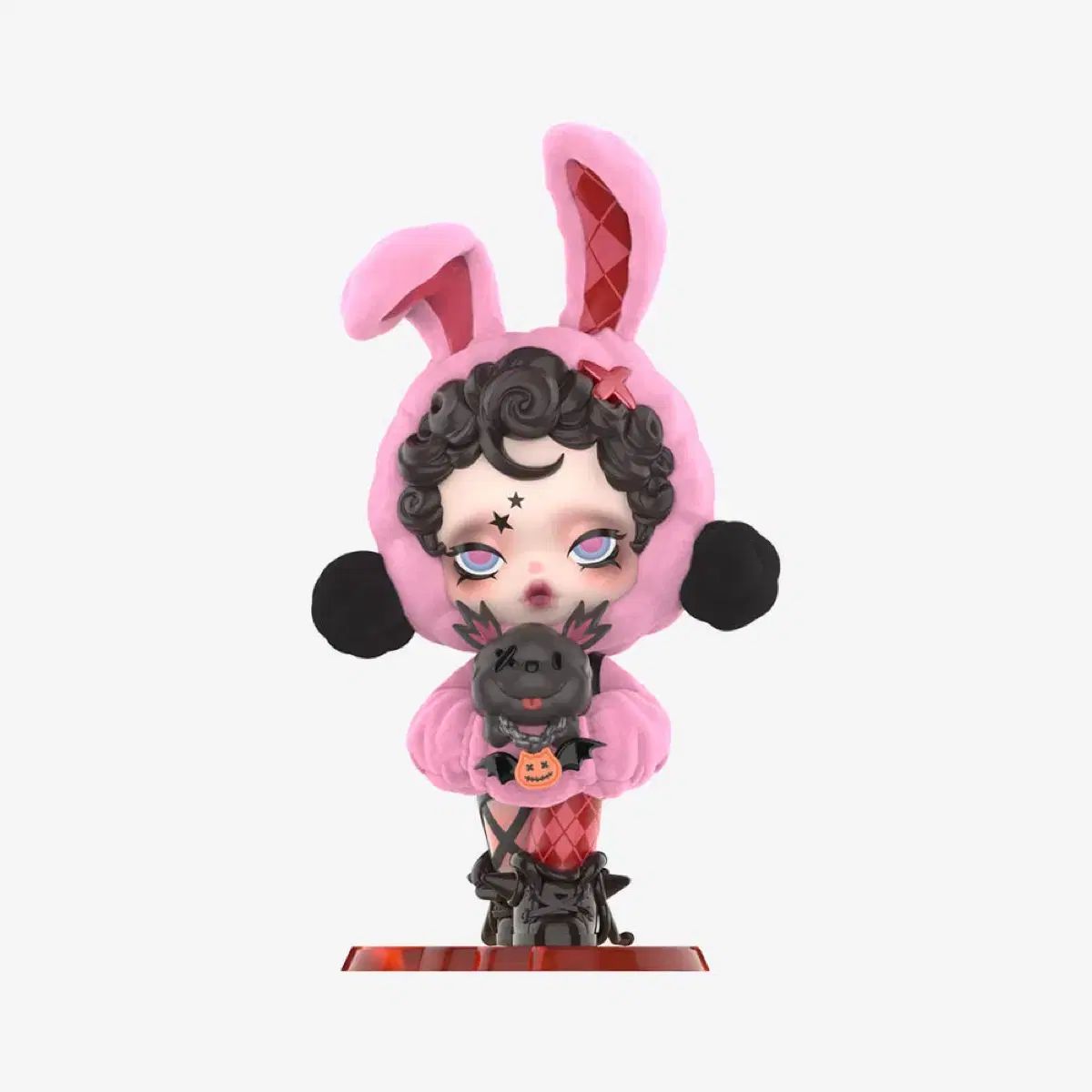 ポップマート スカルパンダ バニー ああ 陶器 2025 ハロウィン ブリスター フィギュア