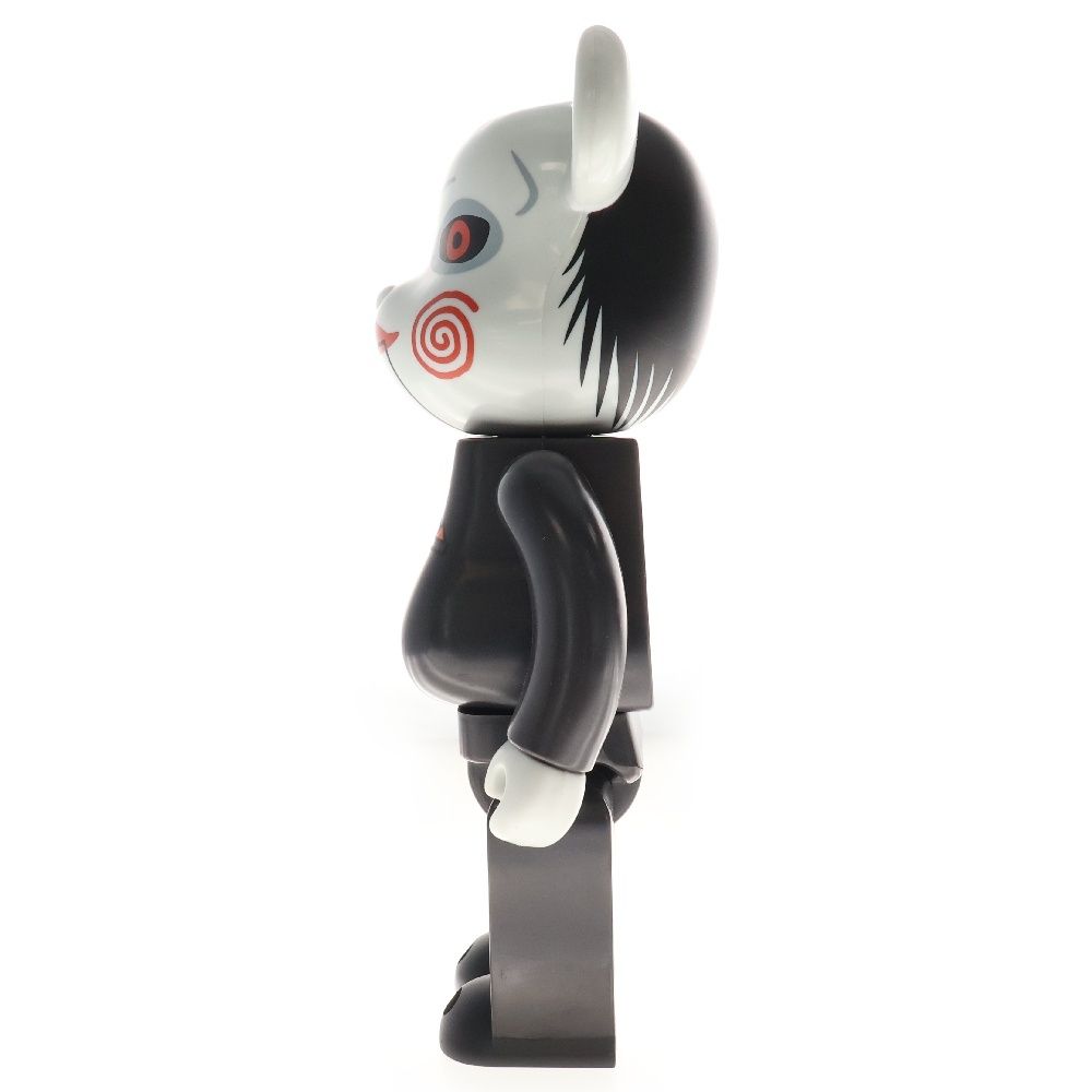 MEDICOM TOY - MEDICOM TOY メディコムトイ BE@RBRICK SAW DOLL GLOW IN THE DARK VER. ベアブリック ソードール グロウインザダークバージョン 400% ブラック/グレー MEDICOM TOY (メディコムトイ) BE@RBRICK SAW DOLL GLOW IN THE