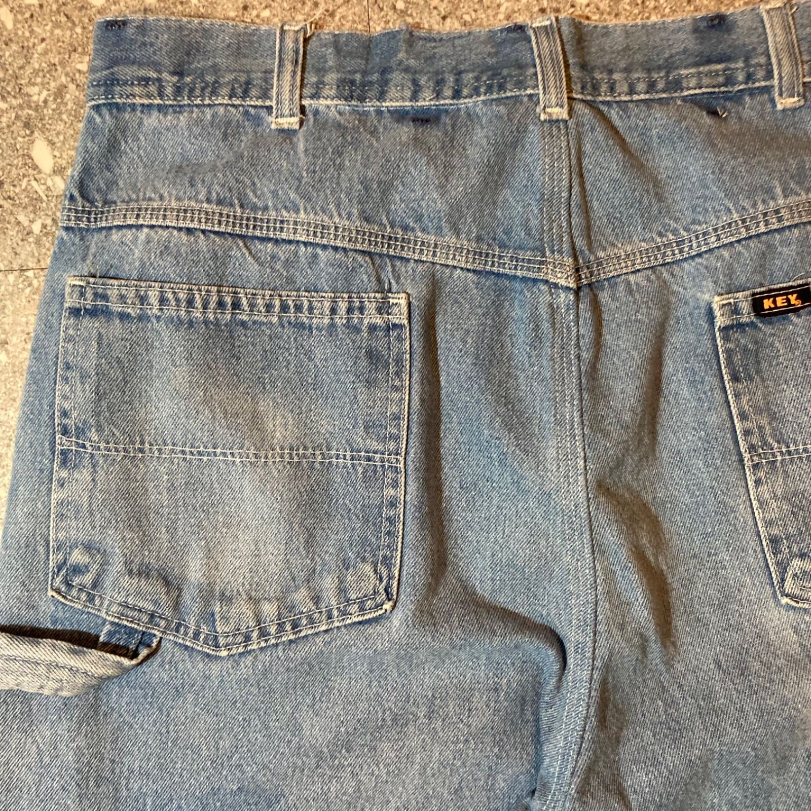 80s〜 KEY denim painter pants TALON ZIP / 80年代製 キー デニム
