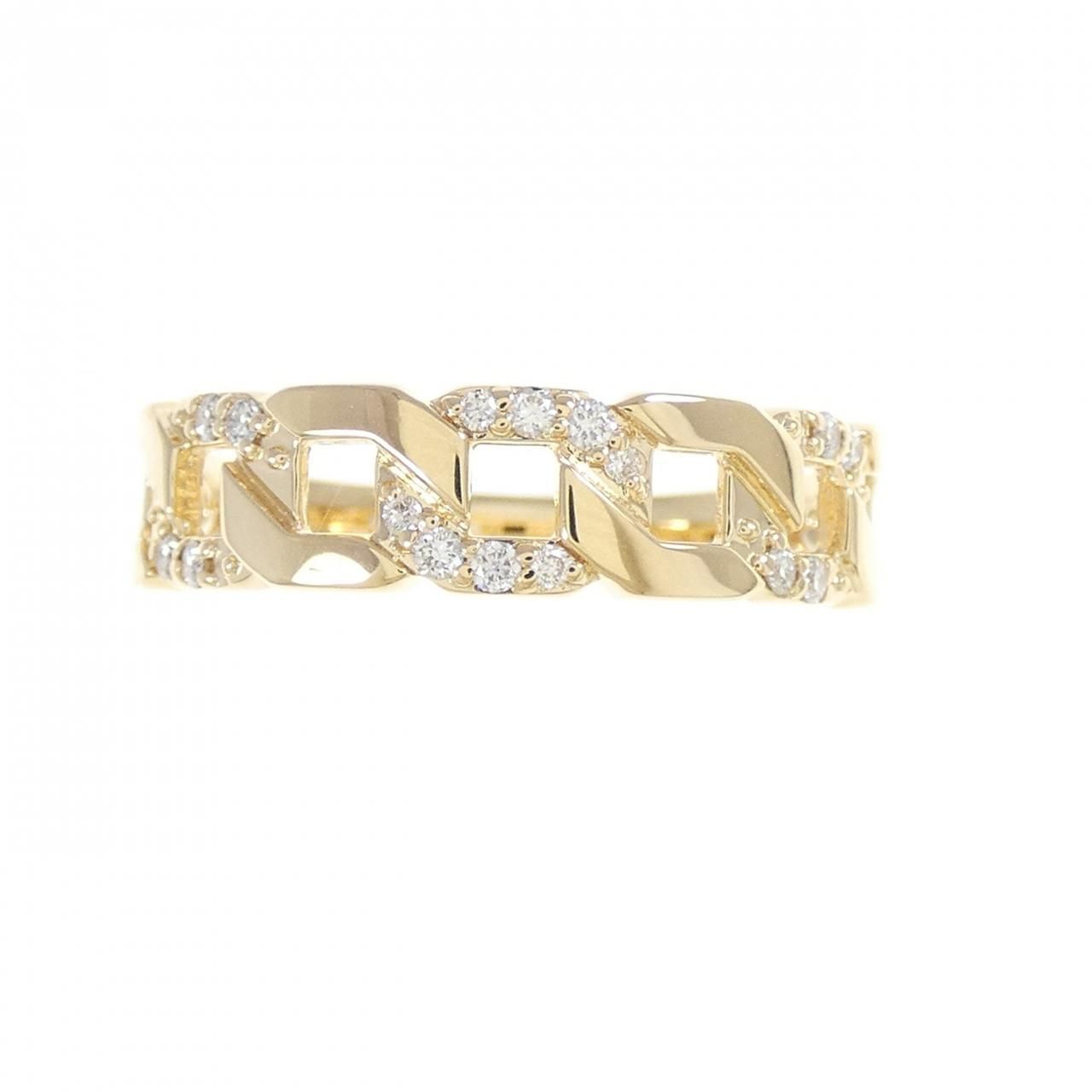 K18YG ダイヤモンド リング 0.12CT - メルカリ