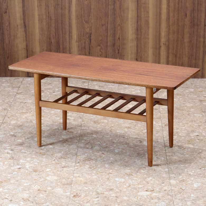 センターテーブル 棚付 ヴィンテージ イギリス ローテーブル ミッド