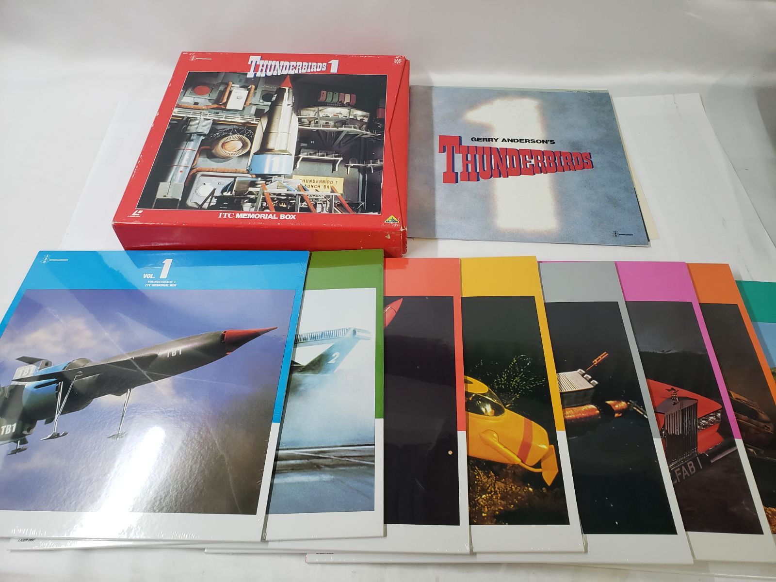美品!!　サンダーバード LD BOX PART1/PART2/劇場版　3セット レーザーディスク LD サンダーバード PART1 & PART2 & 劇場版 3点