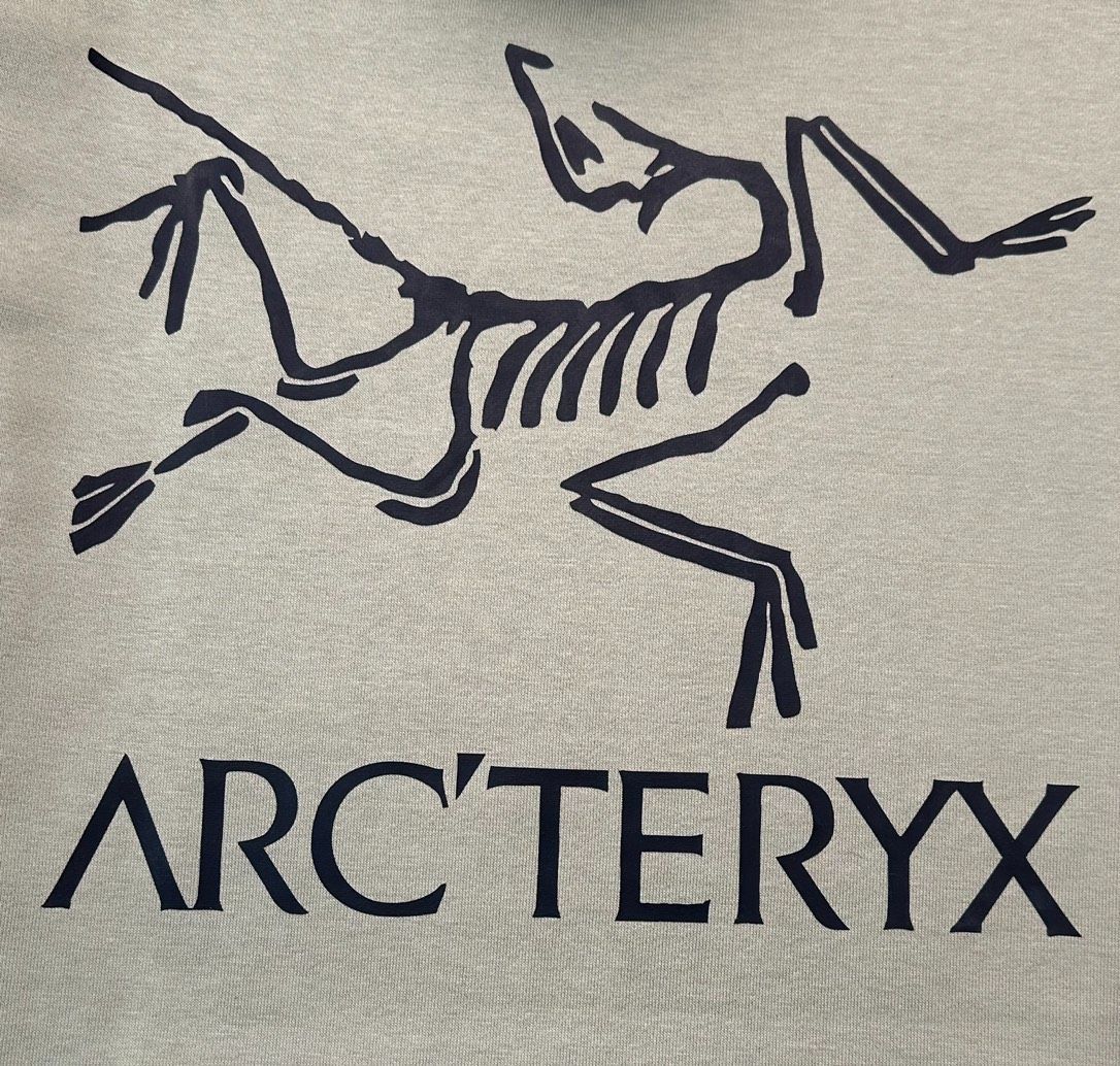 Arc'Teryx アークテリクス ビッグ バード ロゴ フード付きスウェットシャツ