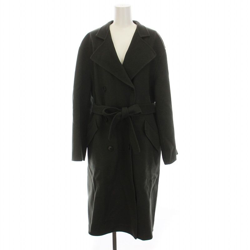 3回着用】グレンフェルトレンチコート 裏地ウール紺 36 サイズ定価10万