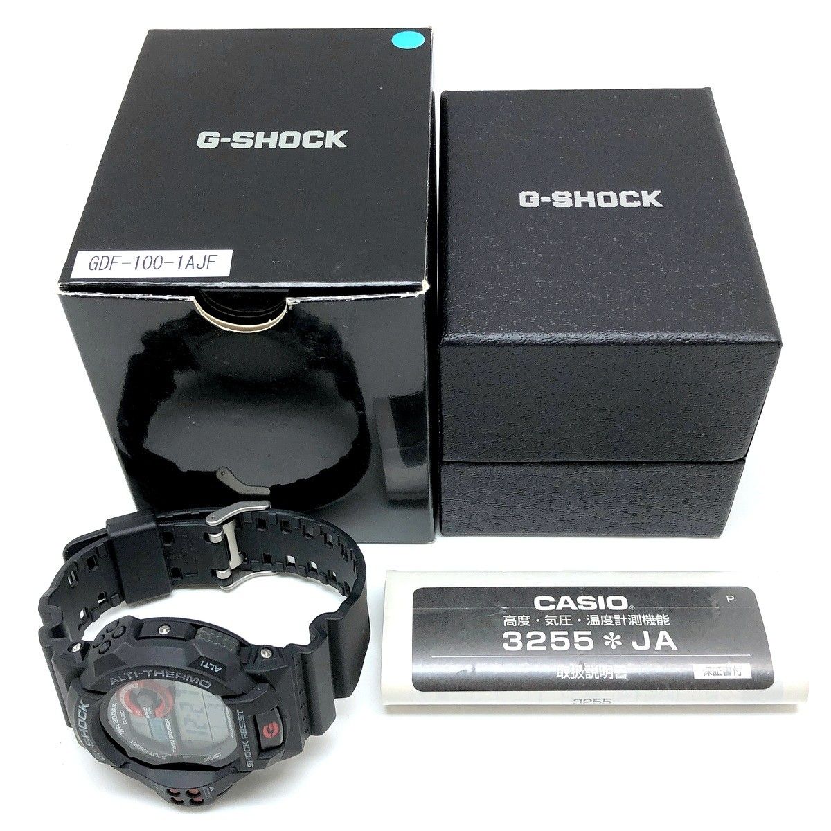 GDF-100-1BJF G-SHOCK 高度・気圧・温度 ツインセンサー CASIO