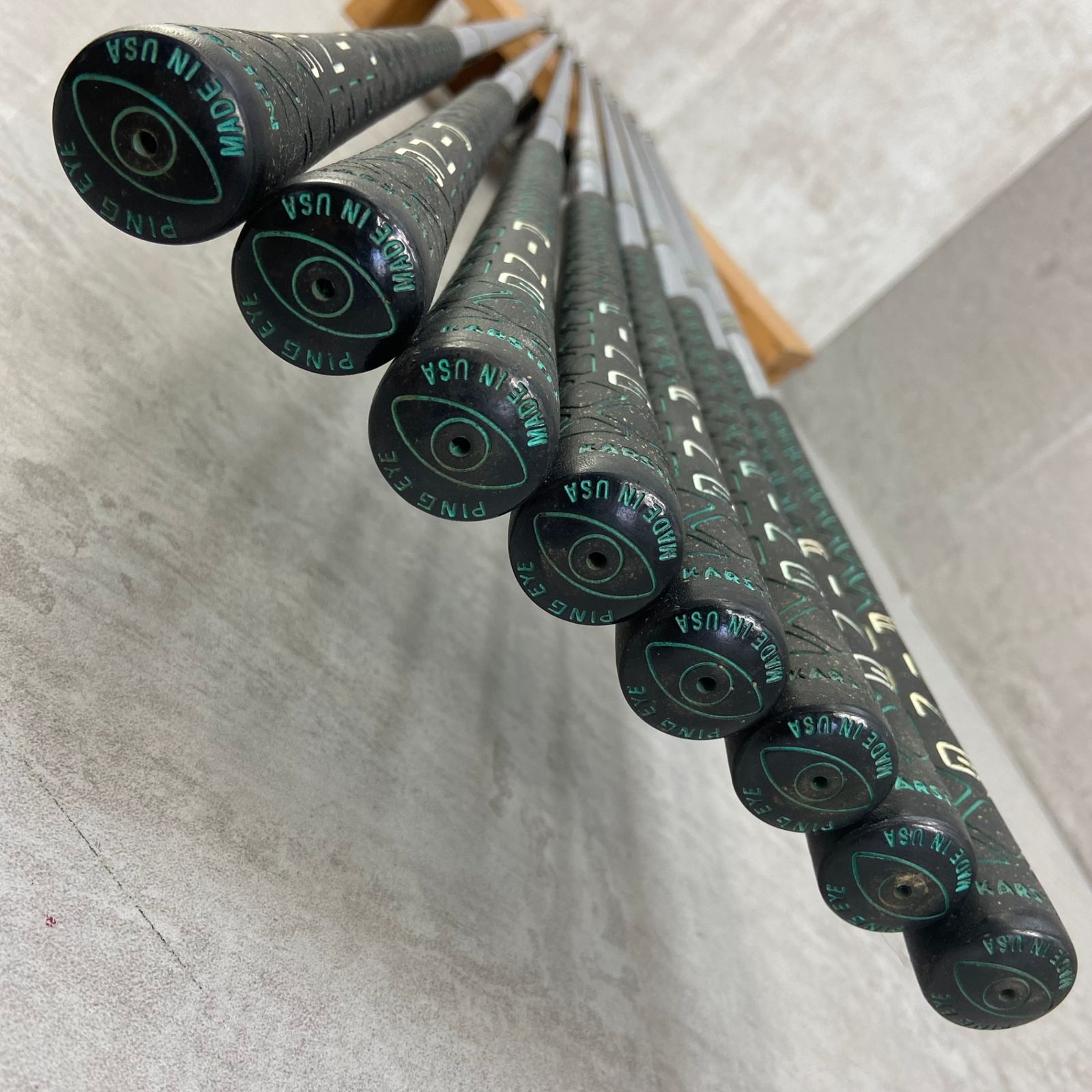 幻の名器　Ping EYE2＋ プラス刻印 黒ドット 5本セット 右 メンズ Ping Eye 2 Black Dot Irons 3-PW Ping ZZ Lite S Flex Shafts