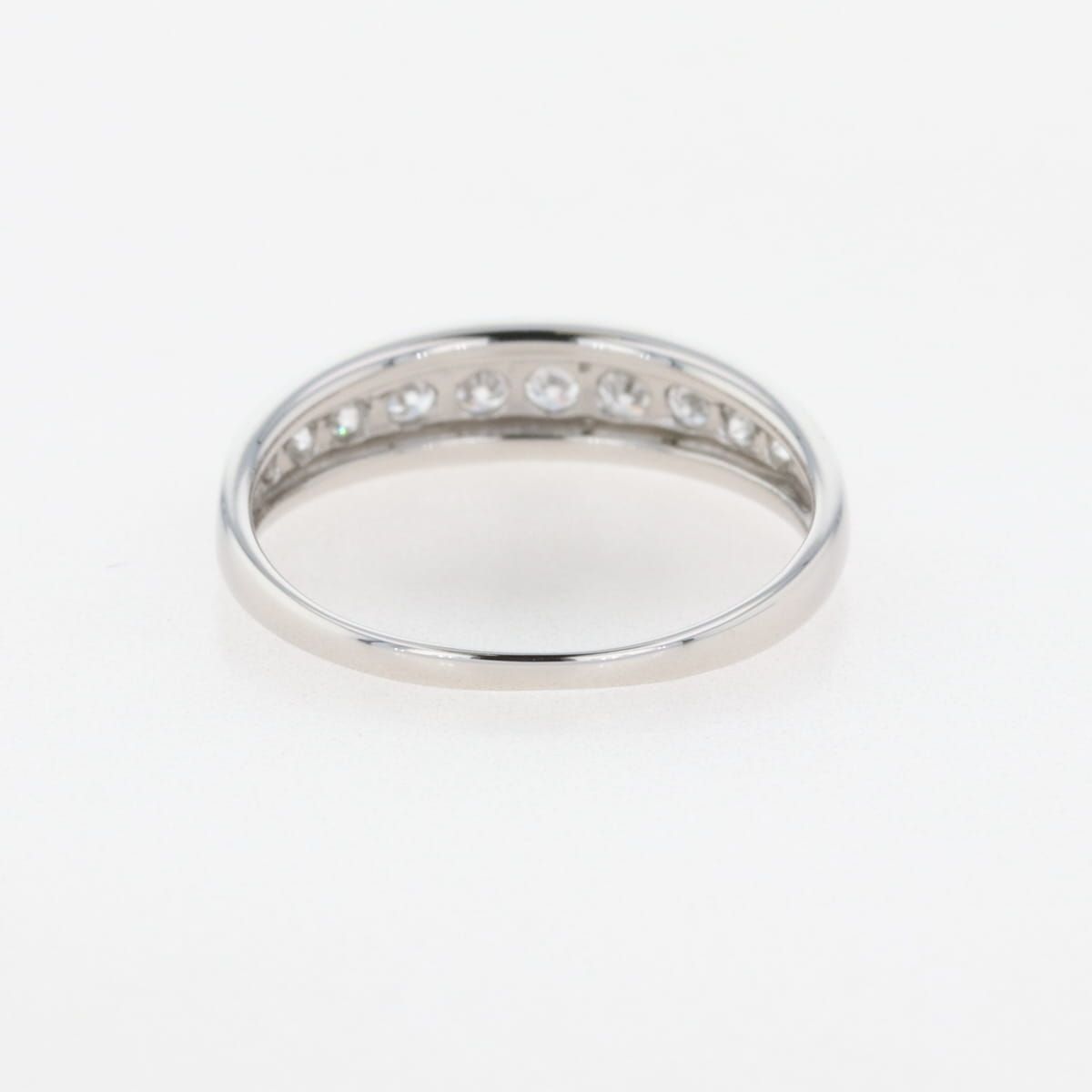 メレダイヤ デザインリング プラチナ 指輪 リング 11号 K18 Pt900