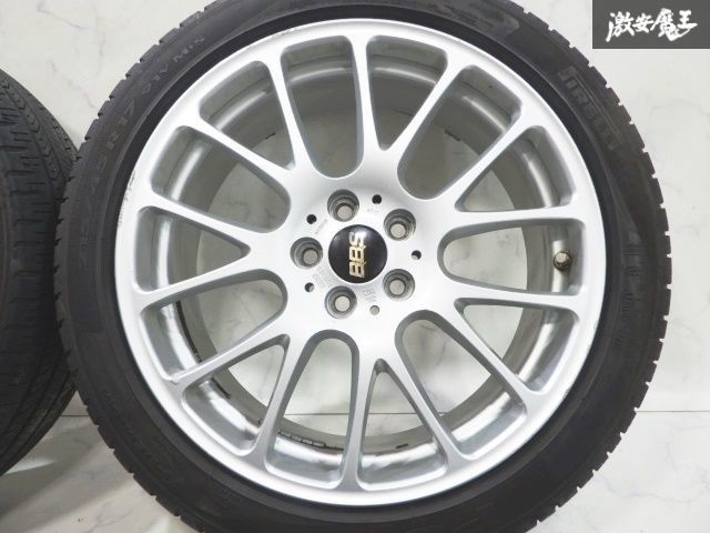 ●BBS RE5005 17インチ 7J +48 5H 5穴 PCD100 鍛造 FORGED ホイール ピレリ 2021年 215 45R17 タイヤ 4本 プリウス 86 BRZ カロツー