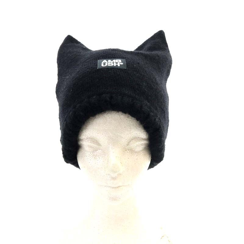 アンブッシュ AMBUSH RAVE BEANIE ビーニー 帽子 猫耳 ニットキャップ