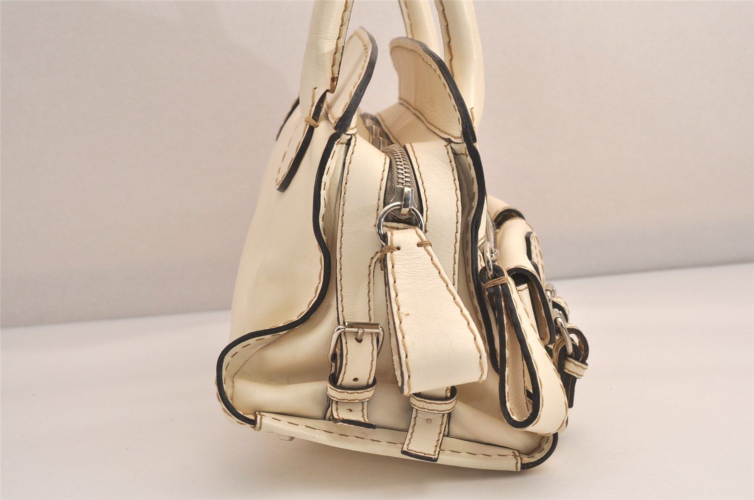 Chloe クロエ ヴィンテージ エディス ショルダー ハンドボストンバッグ