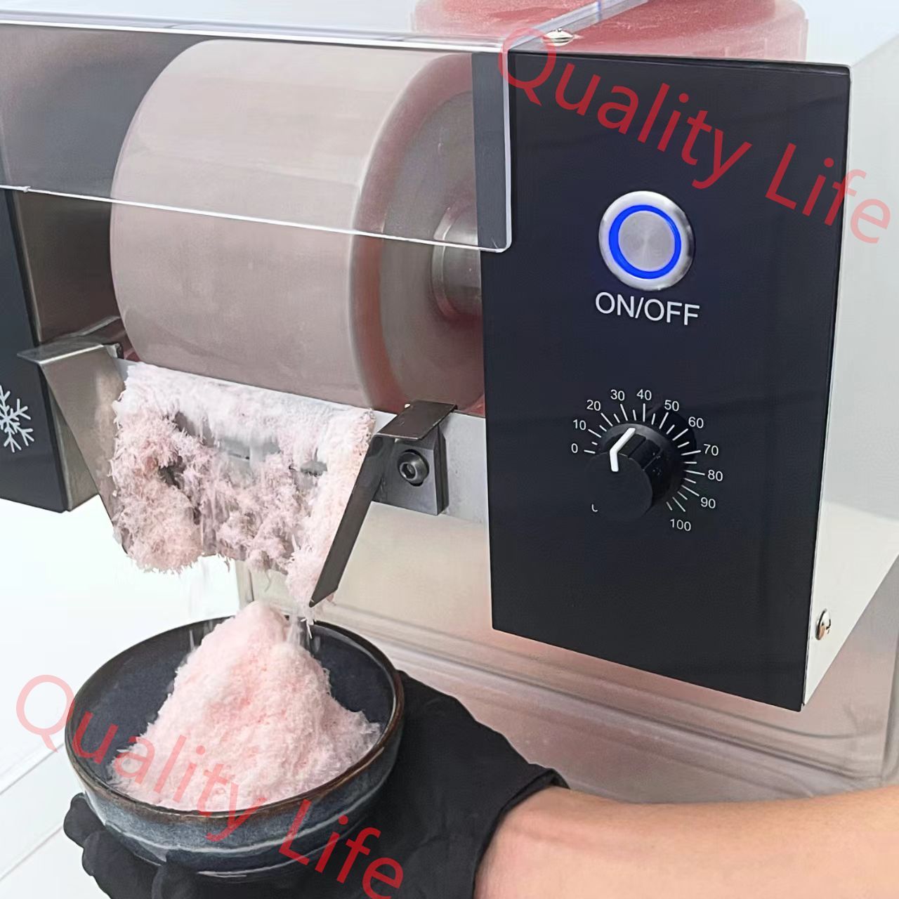 業務用かき氷機 スノーフレーク製氷機 大容量 高速製氷 スノーコーン対応 110 V コンパクト設計 速度調整 レストラン カフェ スーパー向け 手入れ楽々 耐久性 夏祭り イベント 店舗用に最適