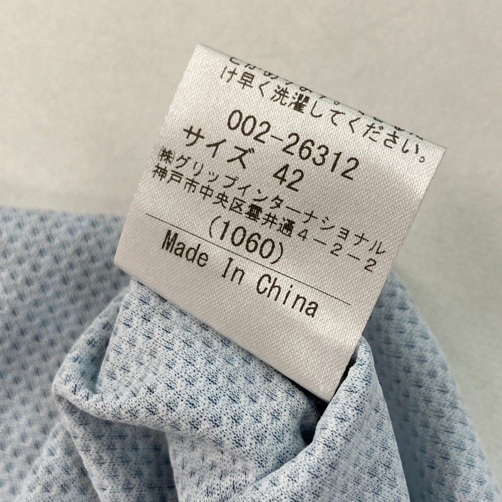 サイズ：42 HEAL CREEK ヒールクリーク  長袖ハーフジップTシャツ 総柄 ネイビー系 [240101449138] ゴルフウェア レディース ストスト サイズ：42 HEAL CREEK ヒールクリーク 長袖ハーフジップTシャツ