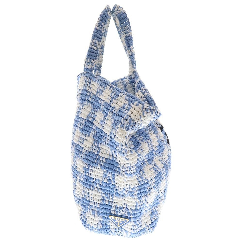 PRADA (プラダ) Large Crochet Tote Bag 1BG392 ラージクロシェ