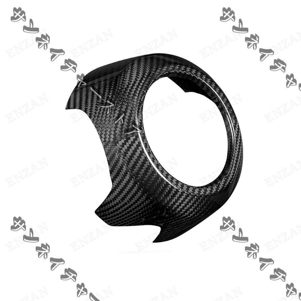 ドライカーボン製 BMW MINI ミニ F54 F55 F56 F57 F60 ステアリングエアバッグフレームカバー 1個YR