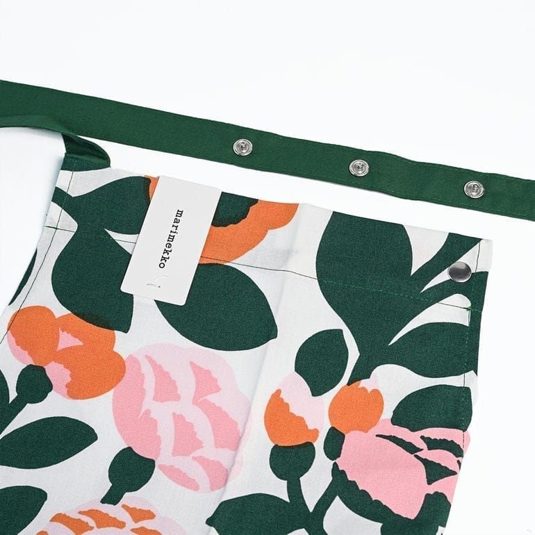 新品 マリメッコ marimekko エプロン ピエ二 Pieni GreenGreen
