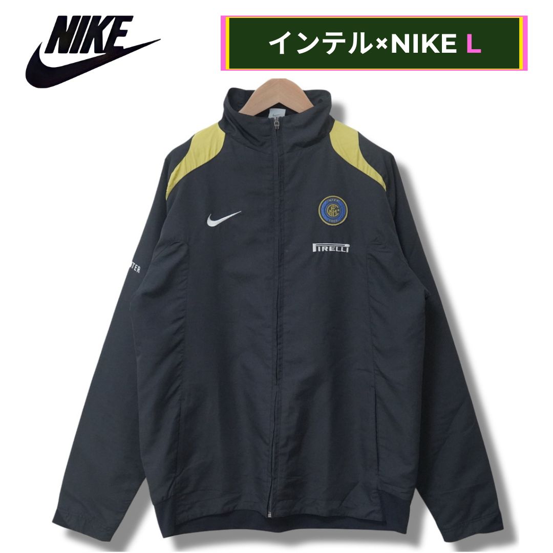 ナイキ ナイロンジャケット L 00s ネイビー NIKE インテル ミラノ