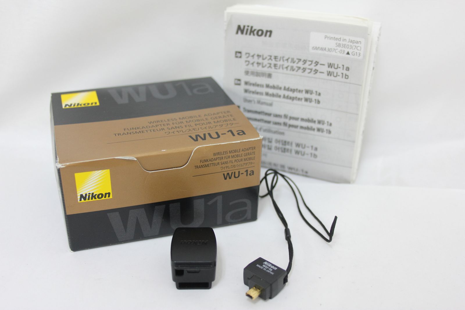 【美品 返品保証】 【元箱付き】 ニコン Nikon WU-1a ワイヤレスモバイルアダプター  v7123