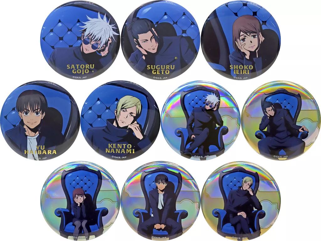 中古】バッジ・ビンズ 全10種セット 「呪術廻戦PLAZA in ロフト