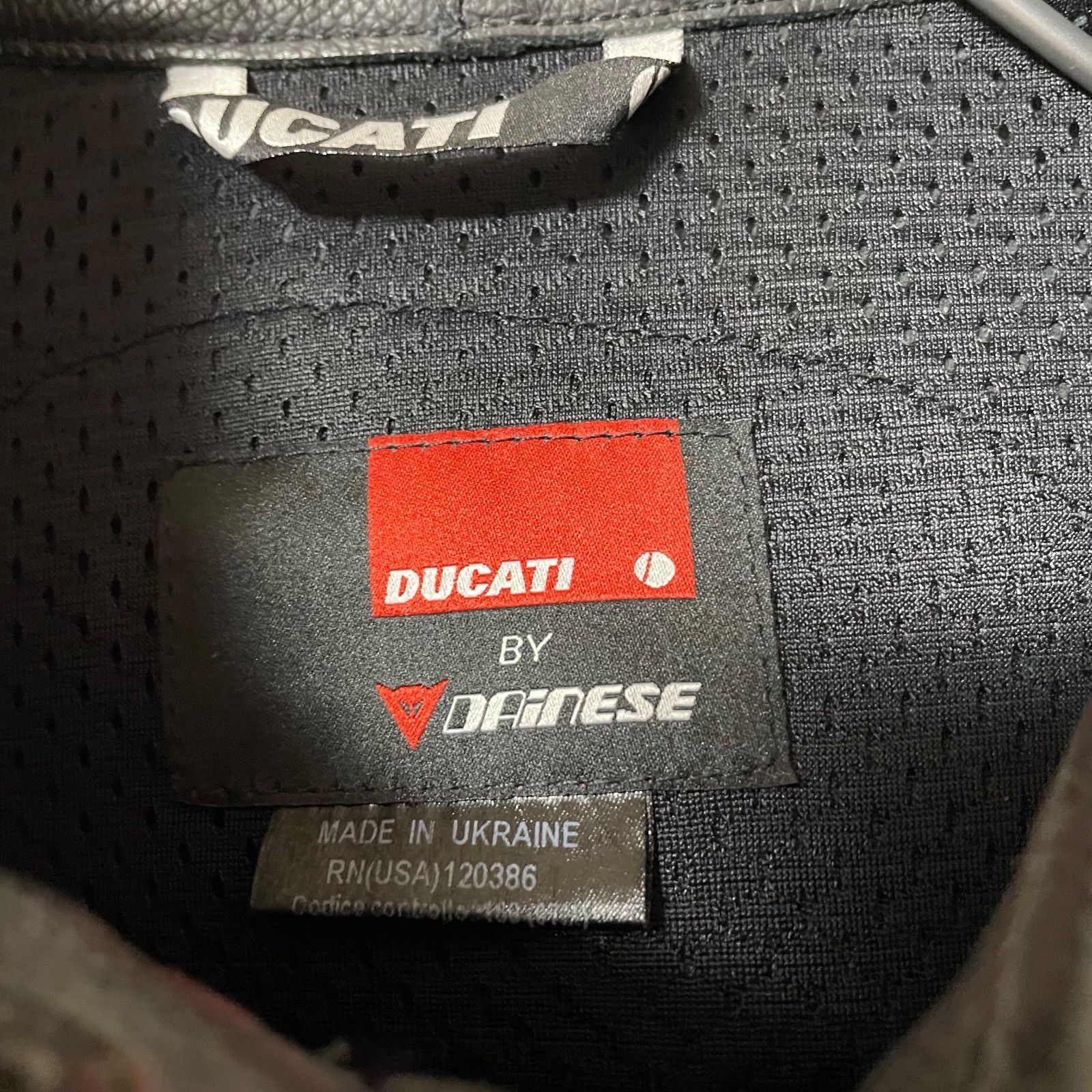 イタリア製　ducati dainese レザー　バイクジャケット　ライダース レザージャケット-Company C4