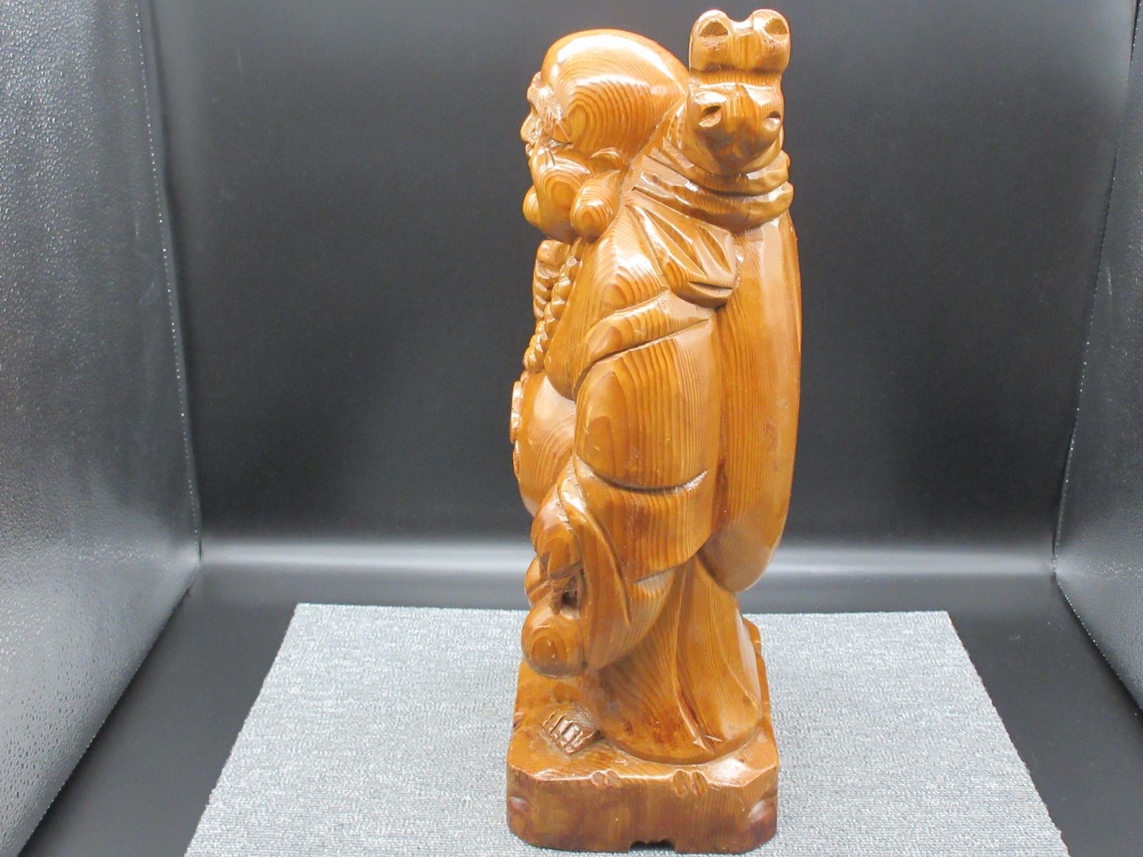 その他サービス | 福利厚生 お姿彫刻 布袋様 竹彫刻品 置物 彫刻 多 インテリア オブジェ 木工、竹工芸