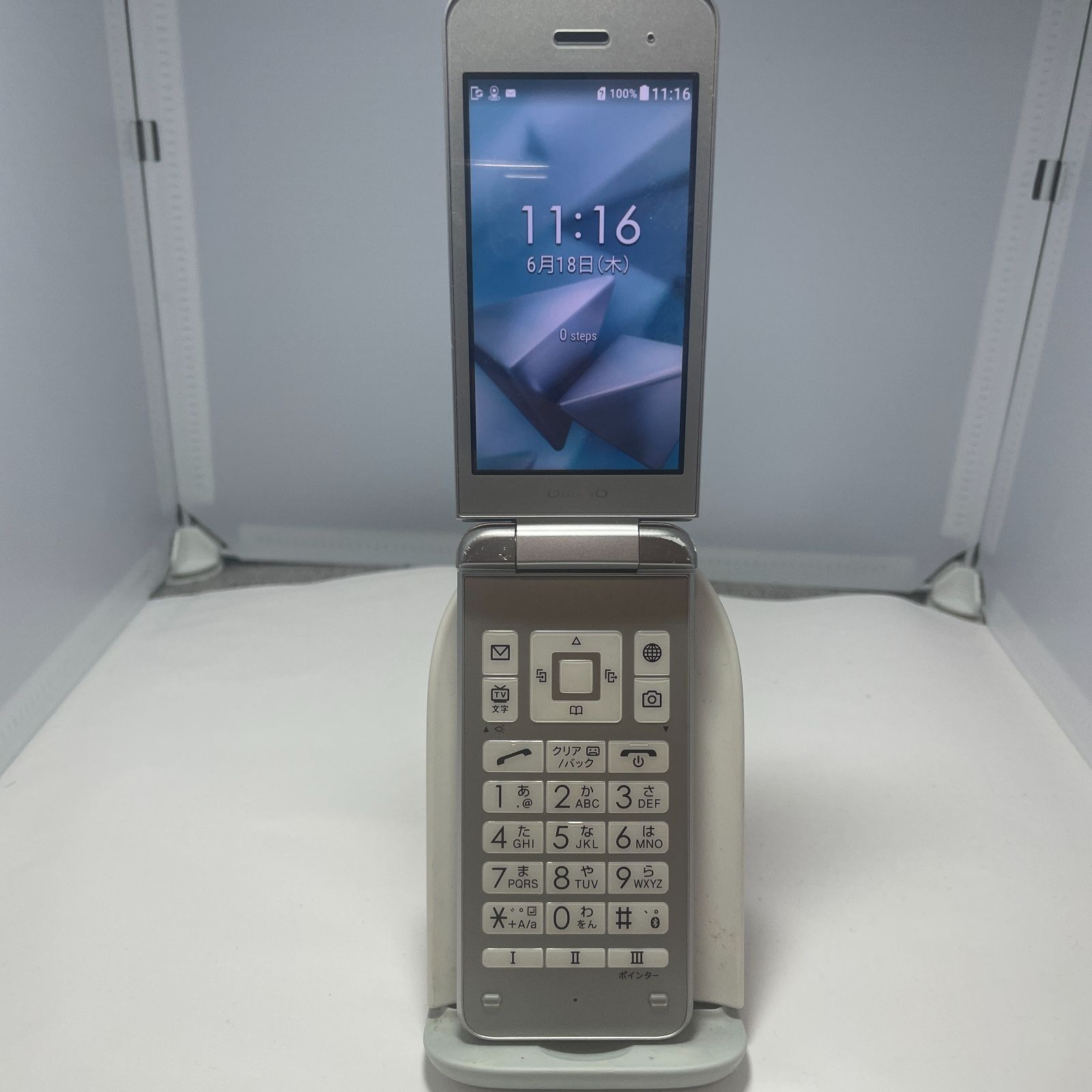 美品】DIGNOケータイ3 902KC ガラケー 中古品 ソフトバンク 白ロム