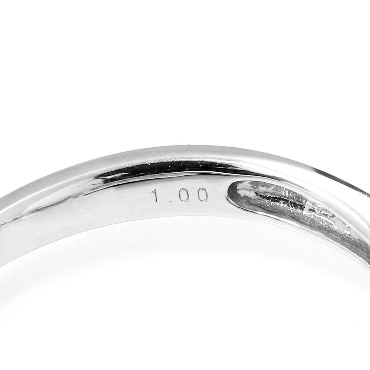 フラワーモチーフリング VSクラス 指輪 ダイヤモンド 1.0ct Pt900 14号  