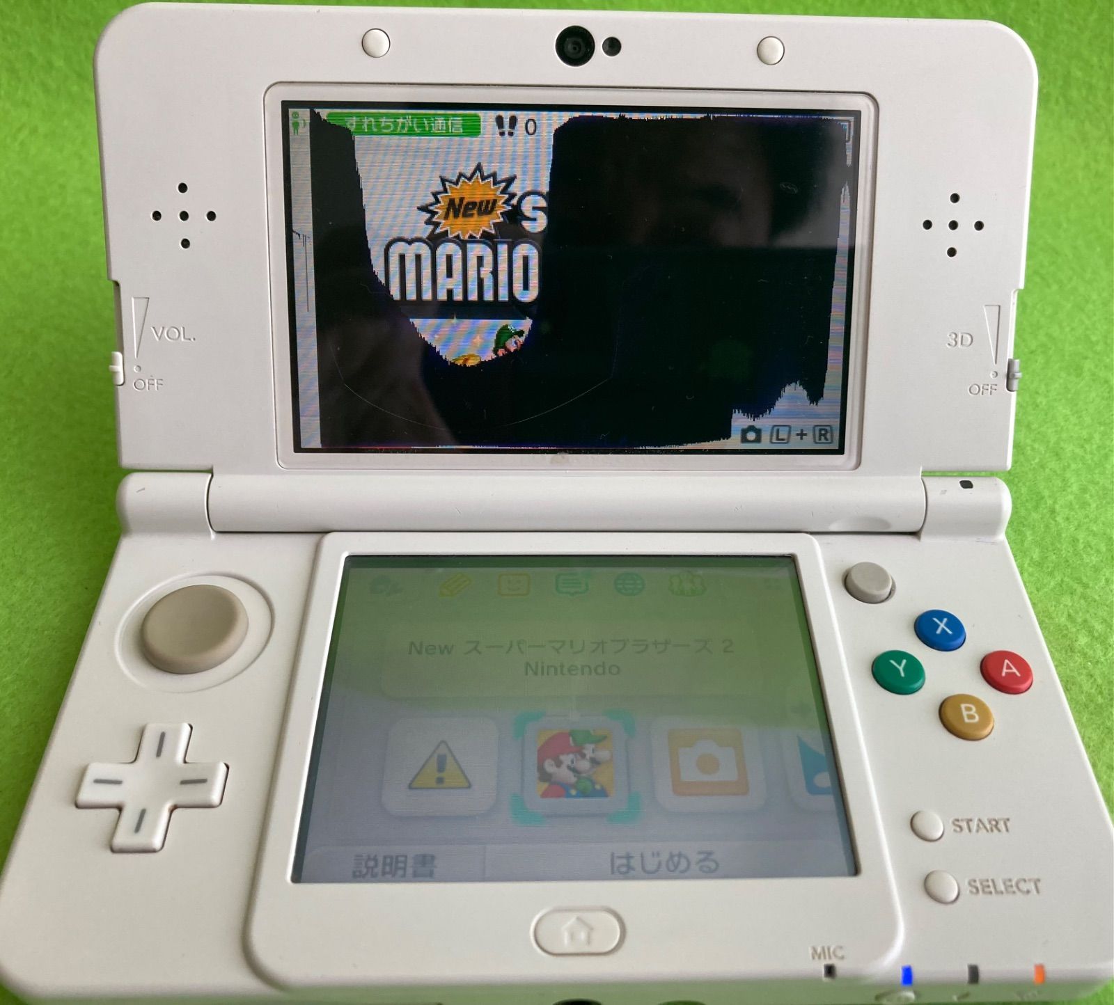 ジャンク】NEW3DS本体&NEWスーパーマリオブラザーズ2