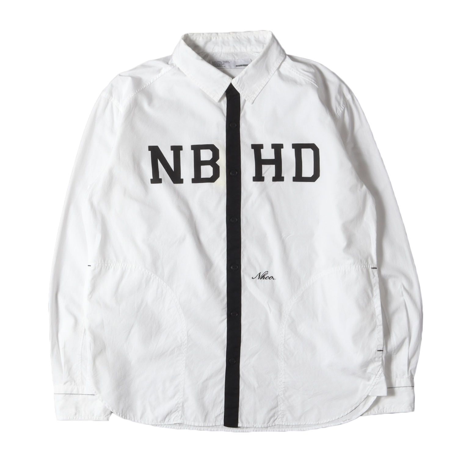NEIGHBORHOOD ネイバーフッド シャツ サイズ:M 00s NBHDロゴ コットン 