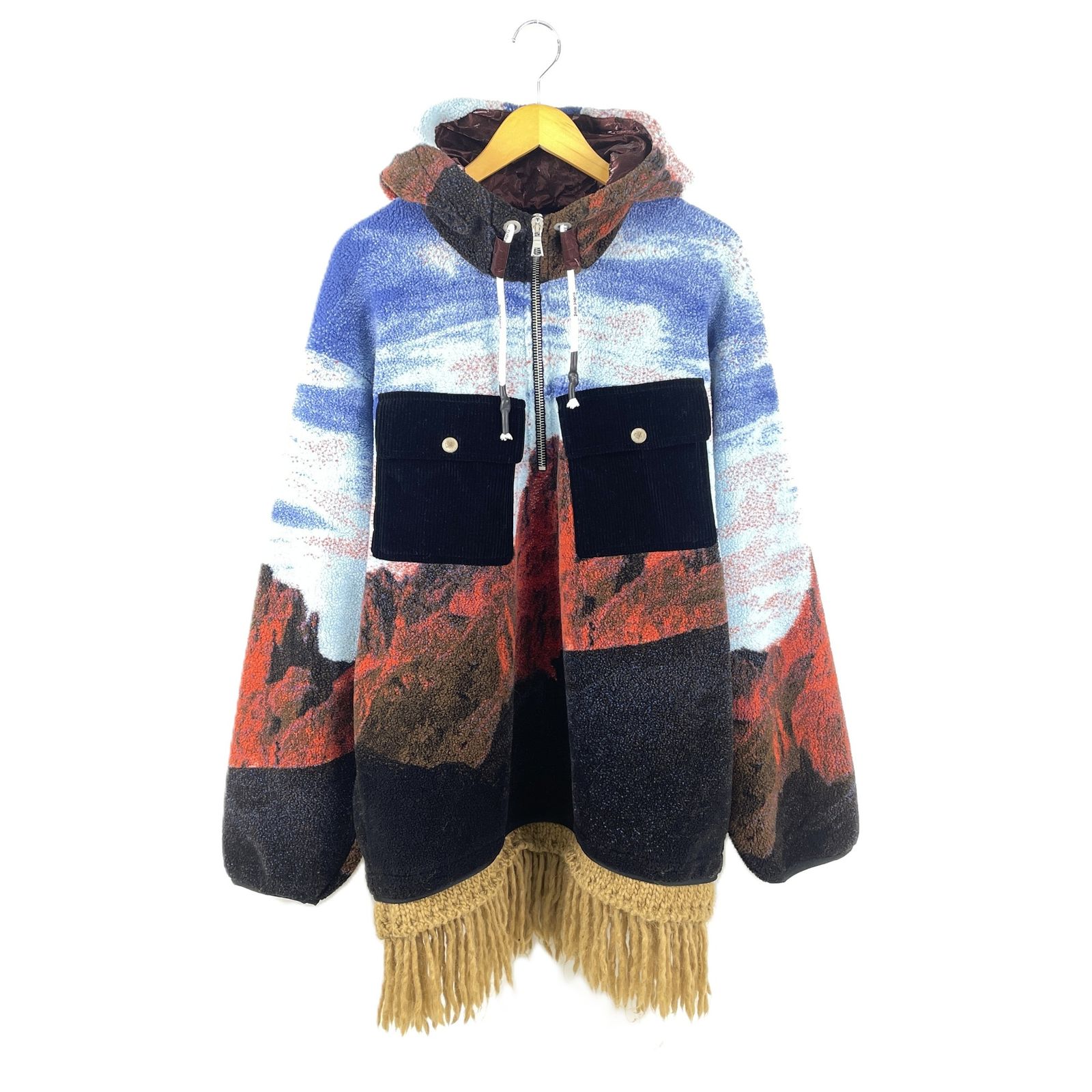 PALM ANGELS パームエンジェルス PMEA115E20FAB001 CANYON HOODED 