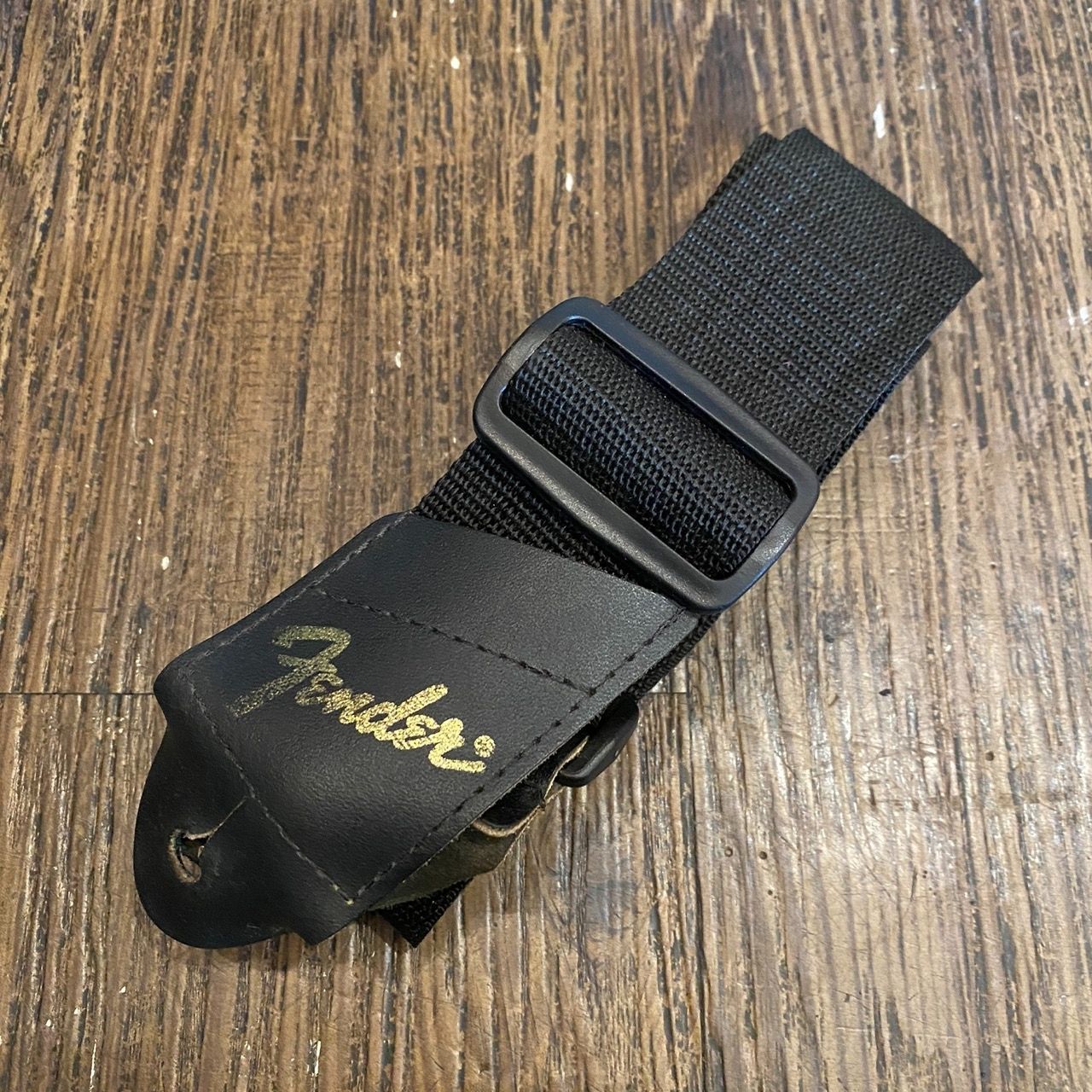 Fender ギター ベース ストラップ 黒色 フェンダー 長さ調整可能
