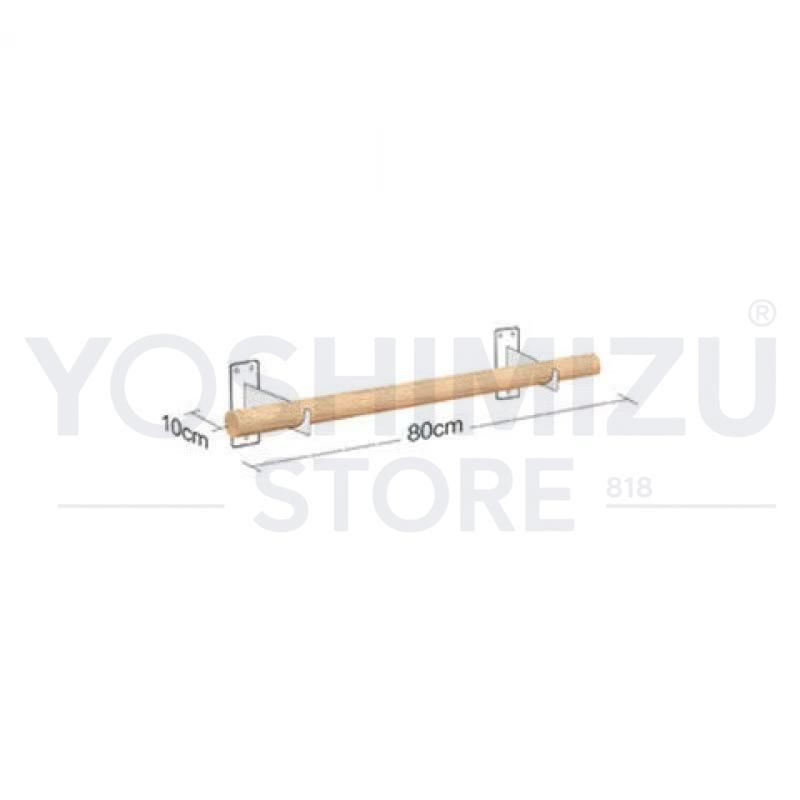 木製の洋服ラック壁掛けハンガーレール衣料品店の の強力な壁ハンガー洋服のポール