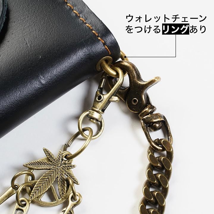 ASIAN ZACCA バイカーズウォレット 長財布 ウォレットチェーン
