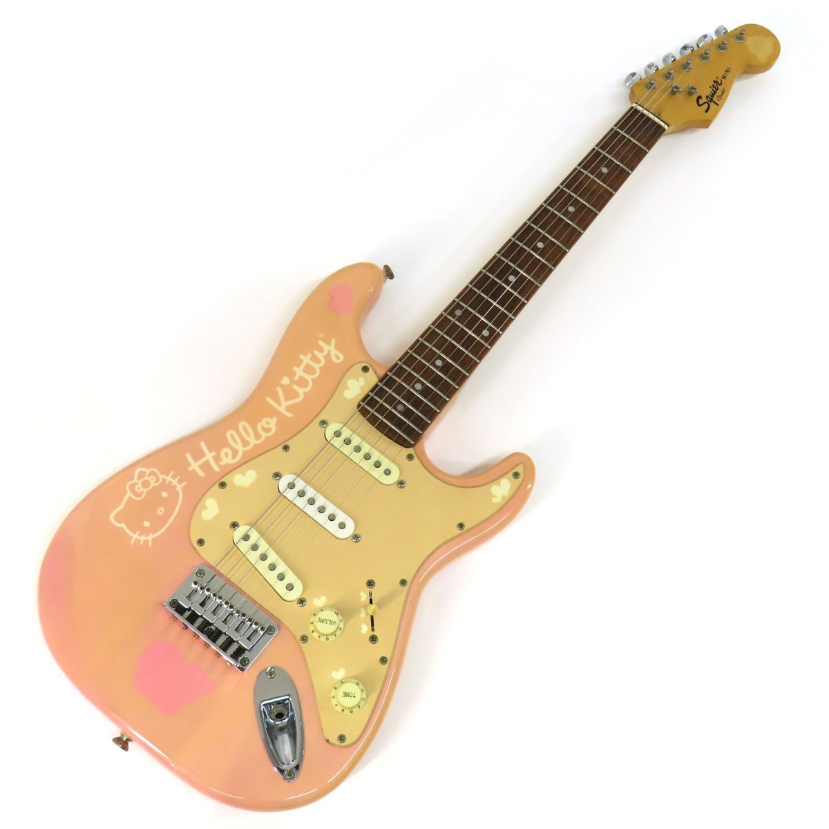 エレキギター Fender Squier MINI ハローキティ Ver（Squier by Fender  