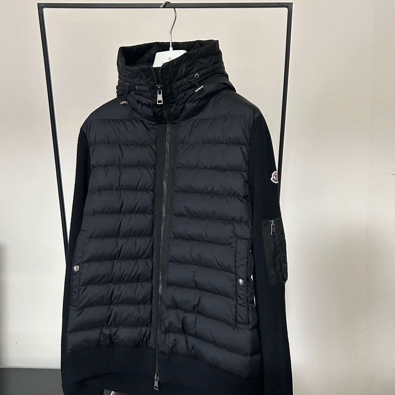 モンクレール★ハイブリッドダウンニット★ロング★ブラック★S★超美品 秋の本気は、MONCLERハイブリッドダウン。 | 【Octet Blog