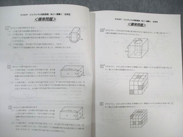 浜学園 小6 女子 トップレベル算数特訓 第1〜5分冊 2022 計5冊 ☆ 062R2D 楽天市場】浜学園 小6女子 トップレベル算数特訓 第1〜5分冊