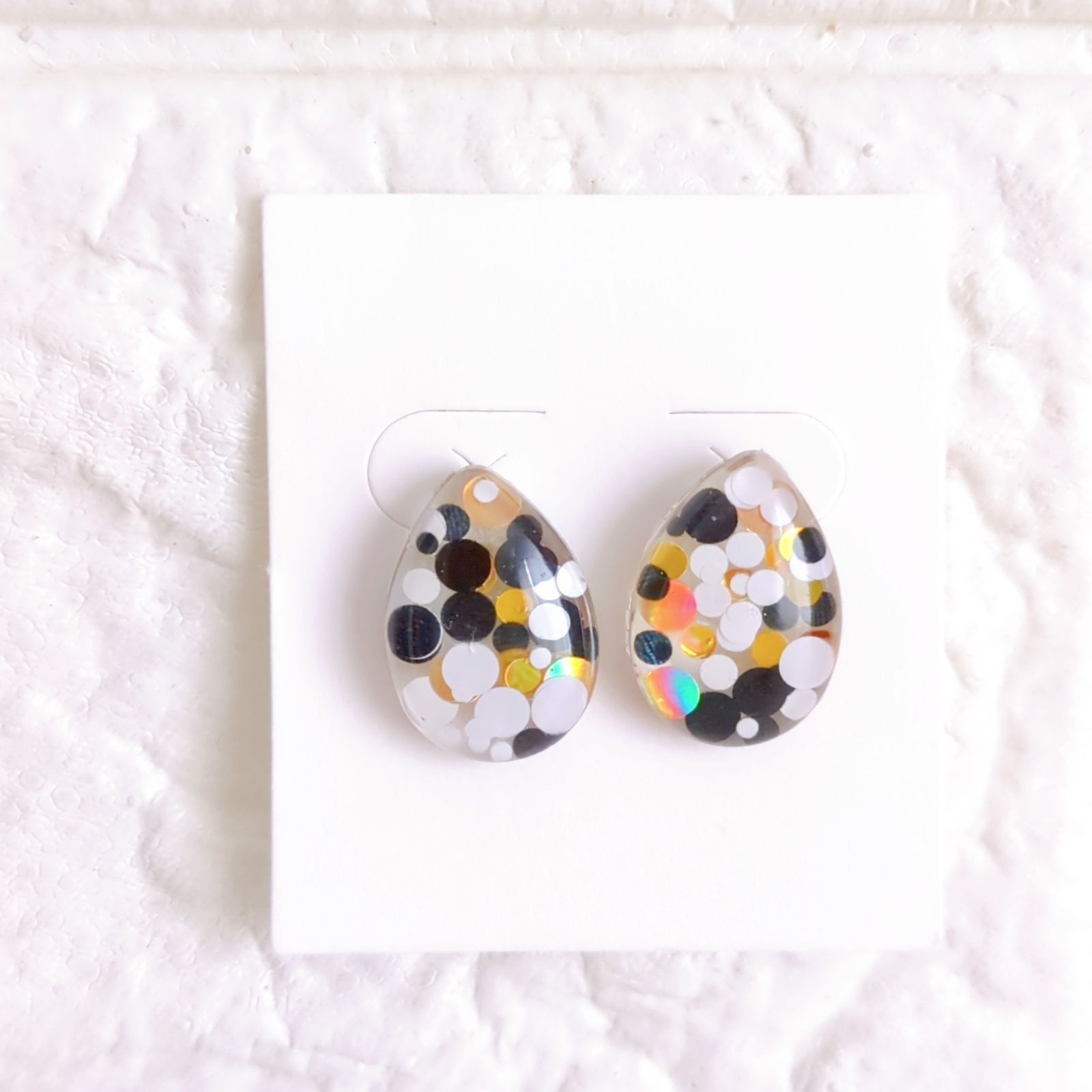 908】雫形のピアス／イヤリング