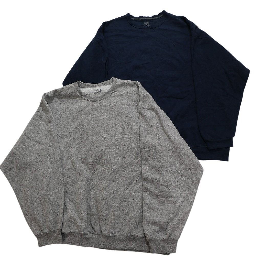 古着卸 まとめ売り 無地 スウェット 8枚セット (メンズ XL /2XL