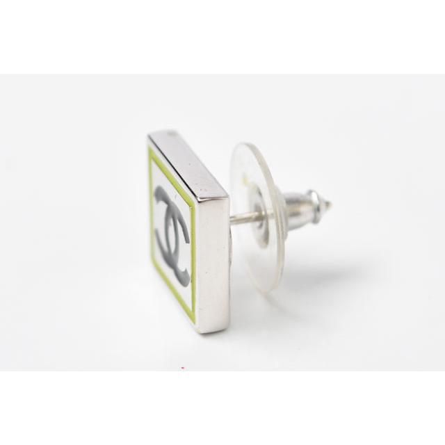 シャネル ピアス CHANEL スクエア シルバー CC/ココマーク