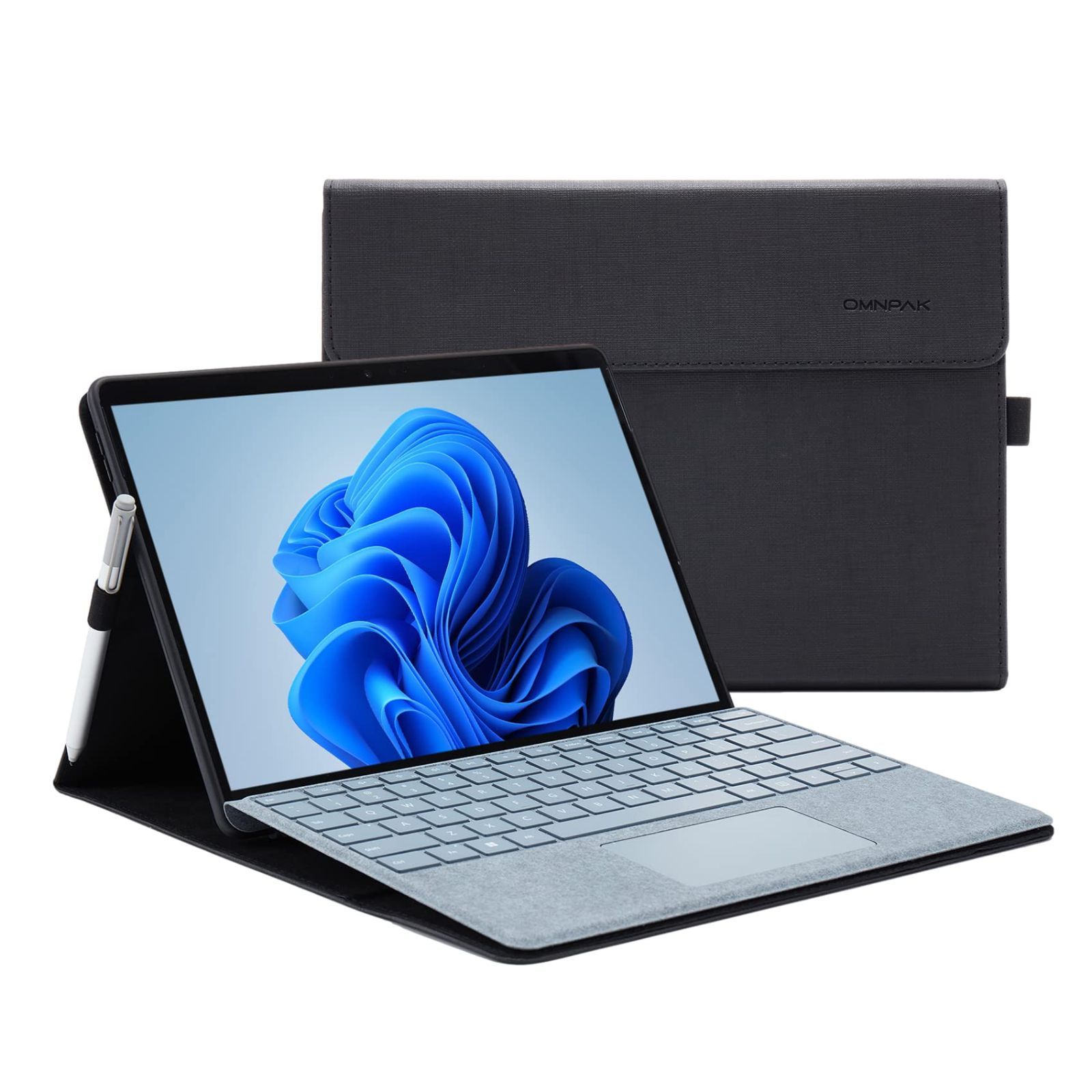 ブラック Omnpak Microsoft Surface Pro 8 2021 ケース 保護カバー