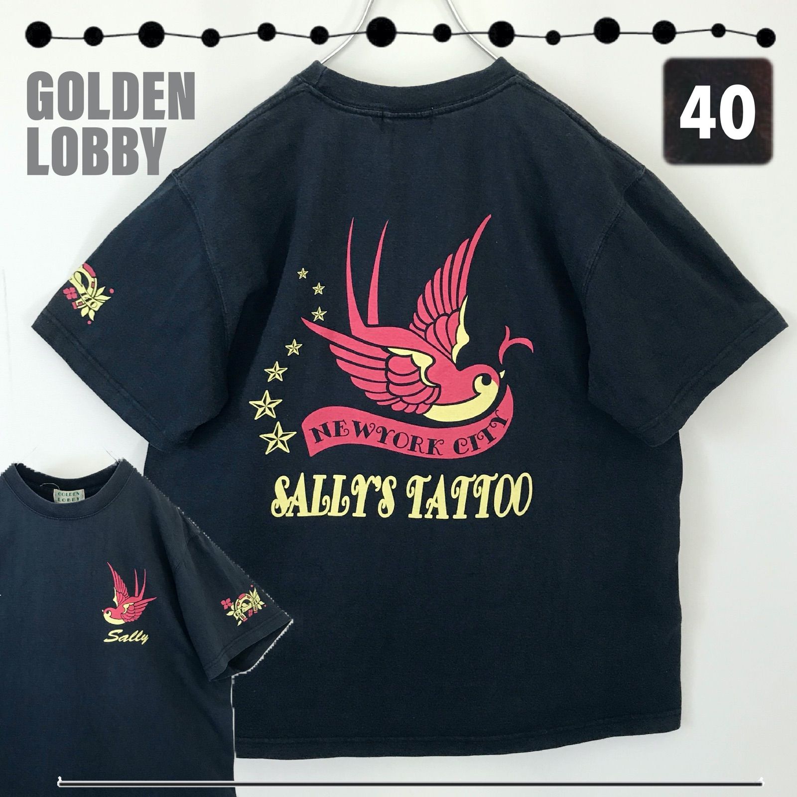 GOLDEN LOBBY ゴールデンロビー★SARRY’S TATTOO★和テイスト★サイズ40　2403M109