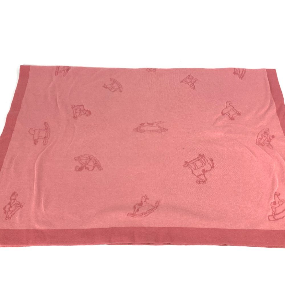 ◇エルメス◇コットン/アダダ/ブランケット/ソルド品/ブランド HERMES】ベビーブランケット出産祝い Couverture Avalon Adada