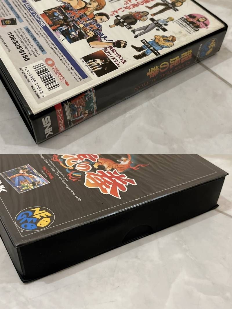 SNK ネオジオ ROM 龍虎の拳 りゅうこのけん 取説付 NEO-GEO ゲームソフト UP786_INFO