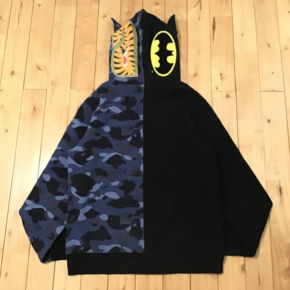 ☆XL☆ DC comics × BAPE BATMAN シャーク パーカー shark full zip