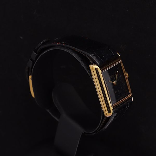 ルックスオティカ 腕時計 18K 手巻き 動作品 イタリア Luxottica ☆至高スイスブランド☆18Kオメガ アンティークウォッチ手巻き