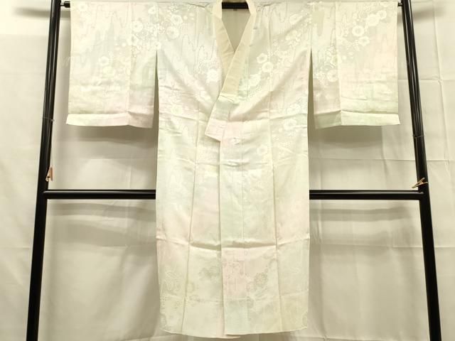 平和屋着物□振袖用長襦袢 無双仕立て 檜扇花地紋 暈し染め