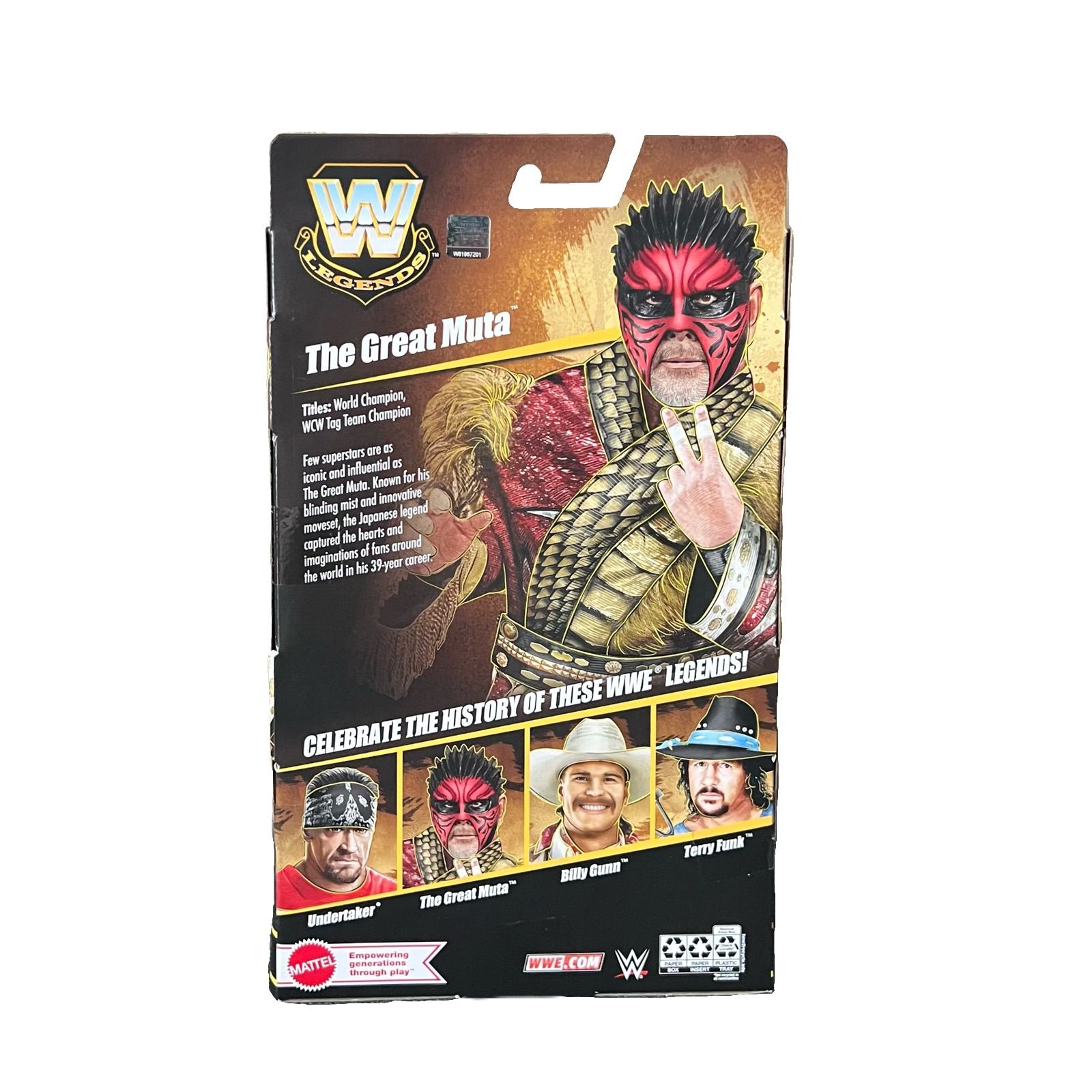 WWE エリート レジェンズ ザ・グレート・ムタ アクション