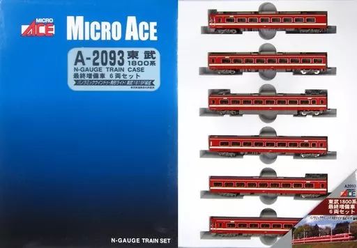 鉄道模型　1/150 東武 1800系 最終増備車 6両セット [A-2093] 東武 1800系 最終増備車 (6両セット) (鉄道模型) - ホビーサーチ